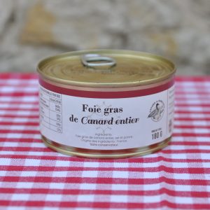 Foie gras de canard en conserve 180g