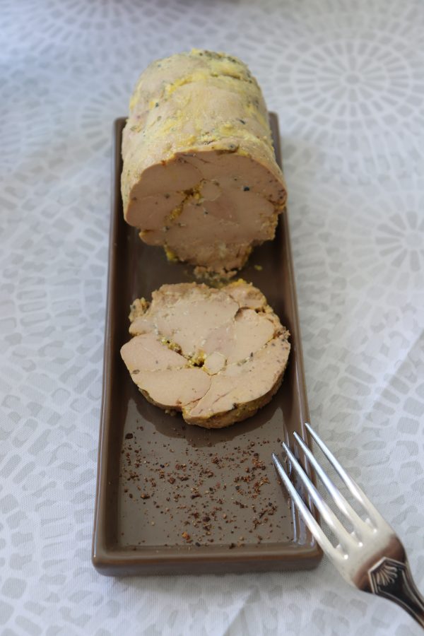 Foie gras d'oie mise en scène