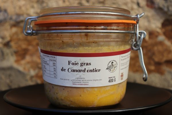 Foie gras de canard entier verrine 400g