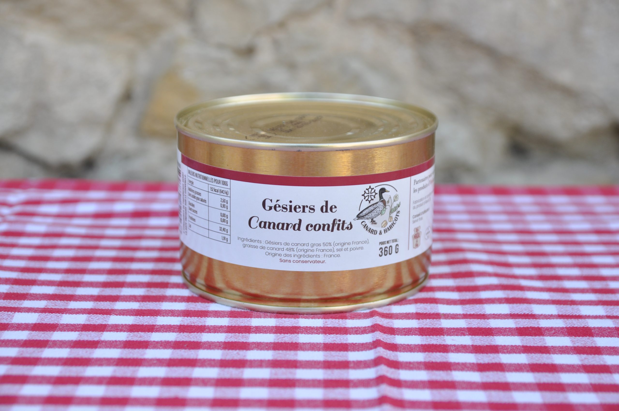 Gésiers de canard 360g