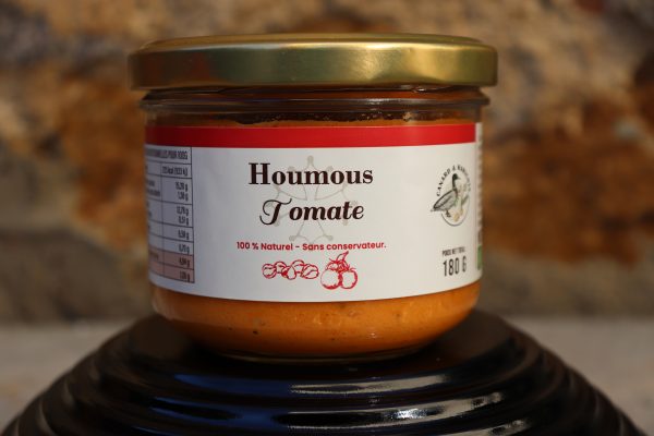 Houmous tomate verrine