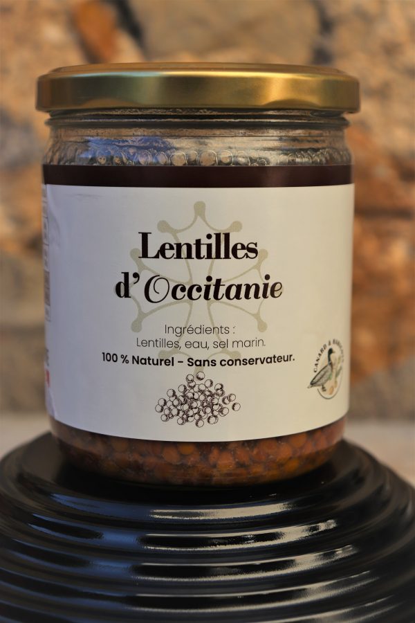 Lentilles d'occitanie verrine