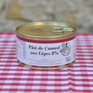 Pâté de canard aux cèpes 180g